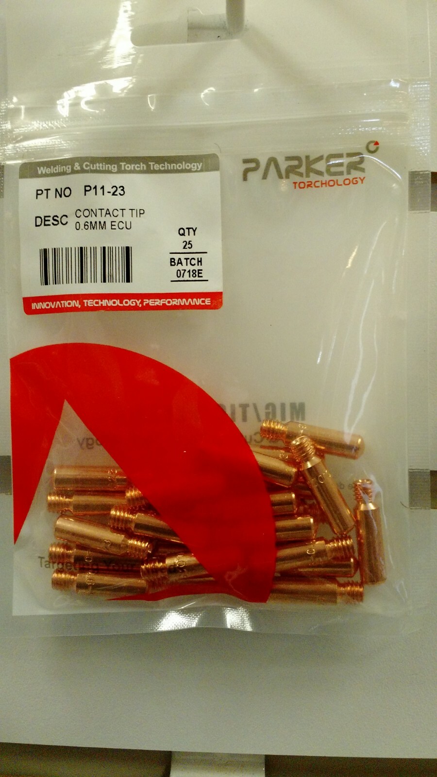 Contact Tips .023″ (.023 in) (0.6 mm) Package of 25 Tips