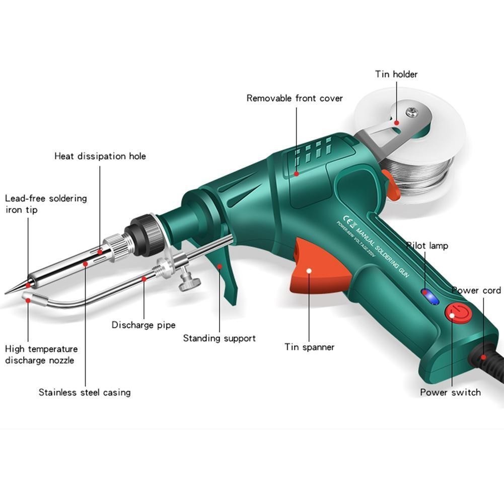US Industrial Handheld Welding Gun – Internally Heated HOT Welder Tool
