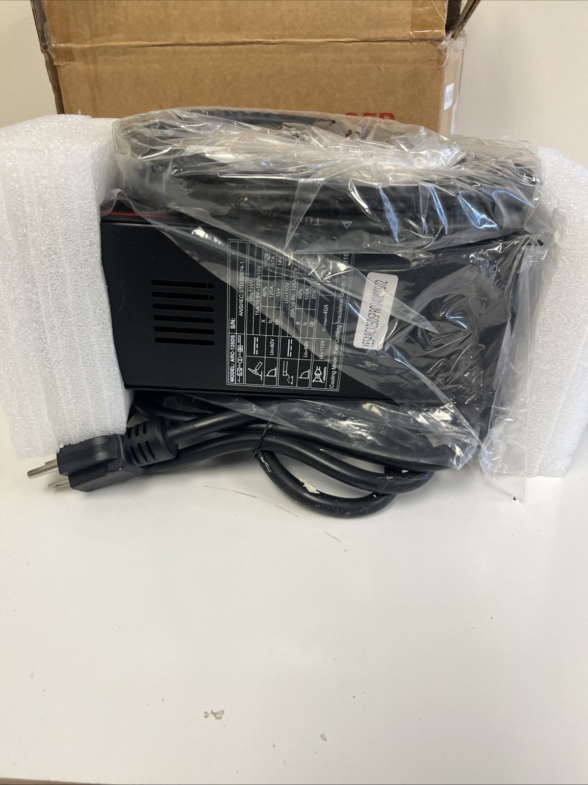 125Amp Portable Welder ARC-125DS PRO Hot Start Arc Force 2-in-1 Welding Machine