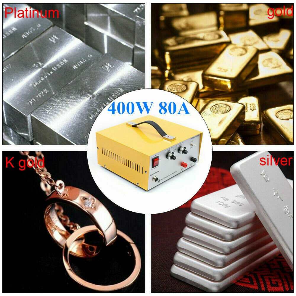 Jewelry Electric Soldering Machine Gold/Silver Welding Pulse Sparkle Spot Welder