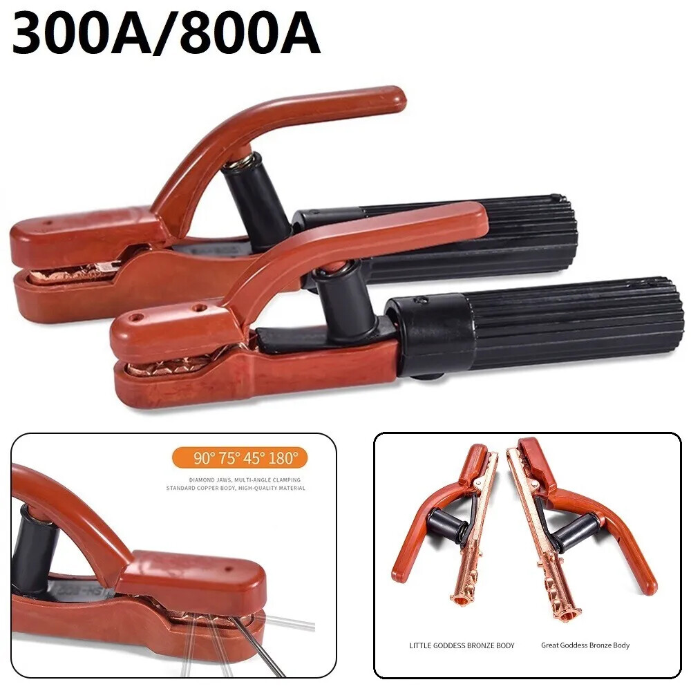300/800A Welding Electrode Holder Welder Electrodes Clamp for MMA Stick ARC Part