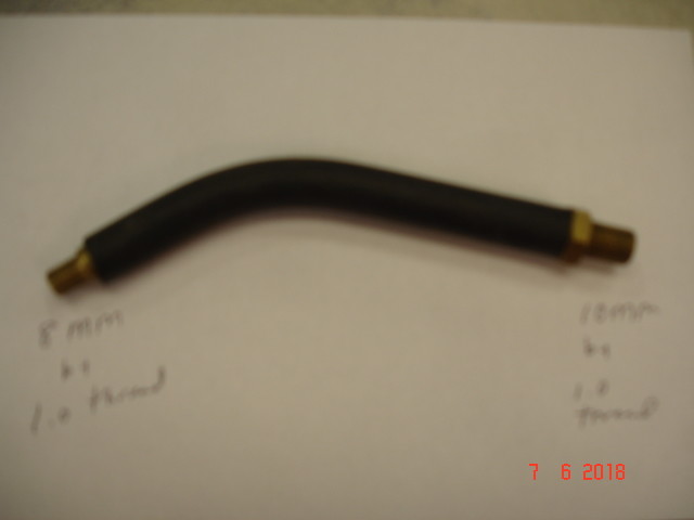 unknown wire feed welder Gooseneck 10mm by 1.0 and 8mm by 1.0 pitch