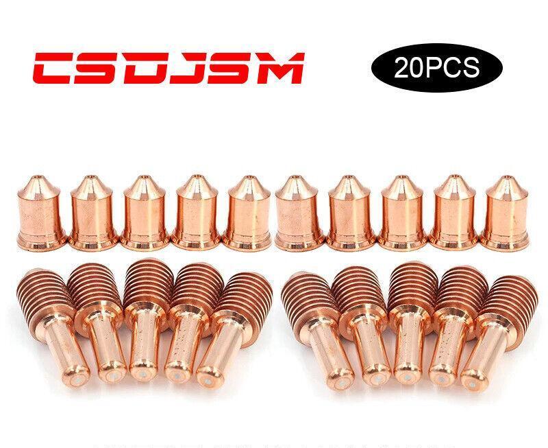 20pcs 52677 51418 85A Electrode Nozzle for X125 TH-125 TM-125 Tecmo Plama Torch