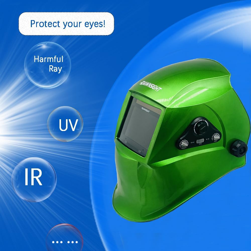 Truecolor 1/1/1/1 Optical Class Auto Darkening Welding Helmet MMA/MIG/TIG Weldin