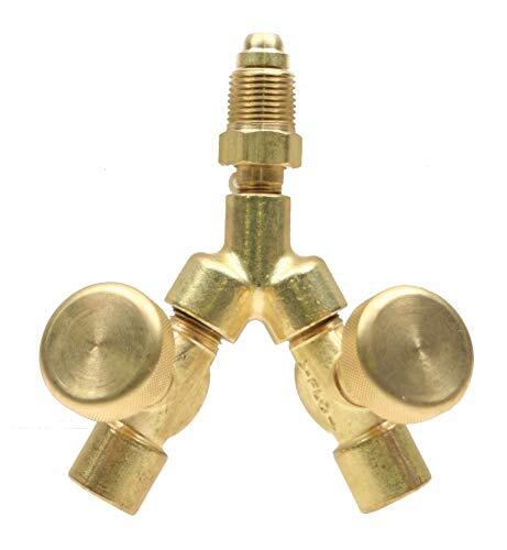 Weldmark YV-420, Valved “Y” Connections, 200 PSIG, Brass, RH, 5/8″ – 18