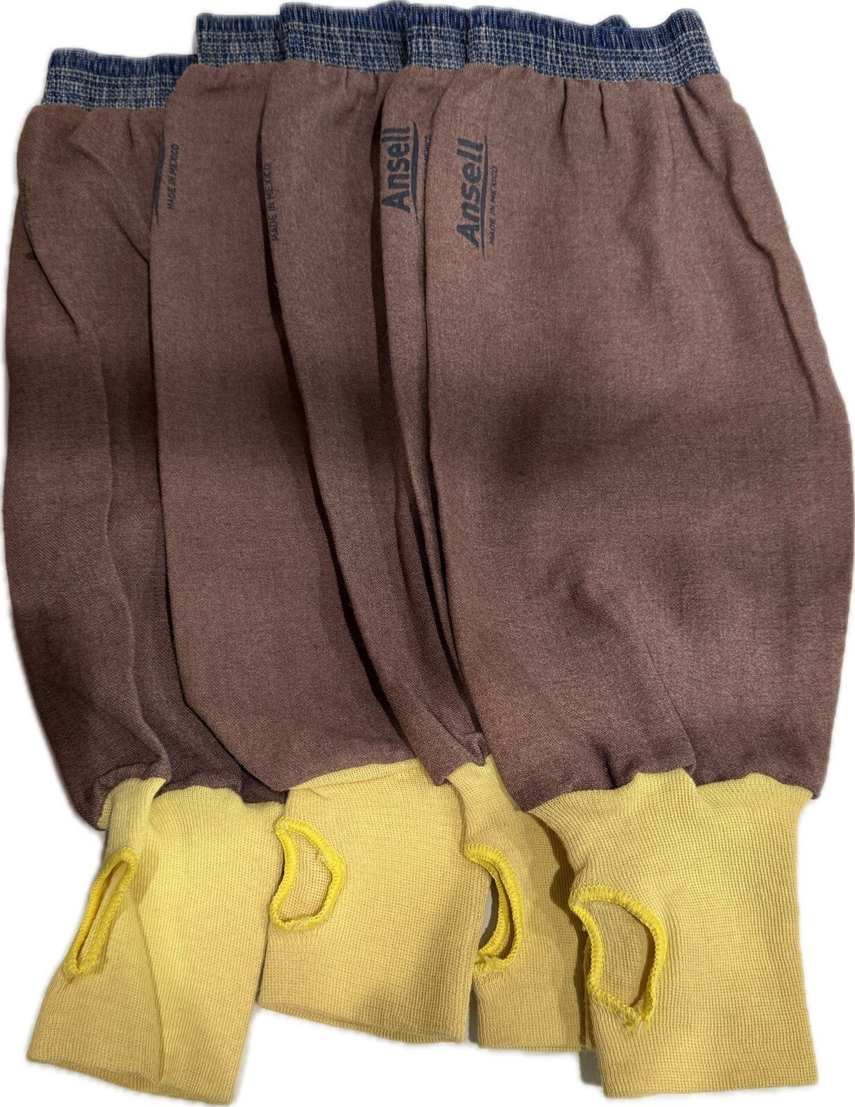 5 Sleeves Ansell Flame Resistant Kevlar Blend Sleeve 22” Made W/ Kevlar