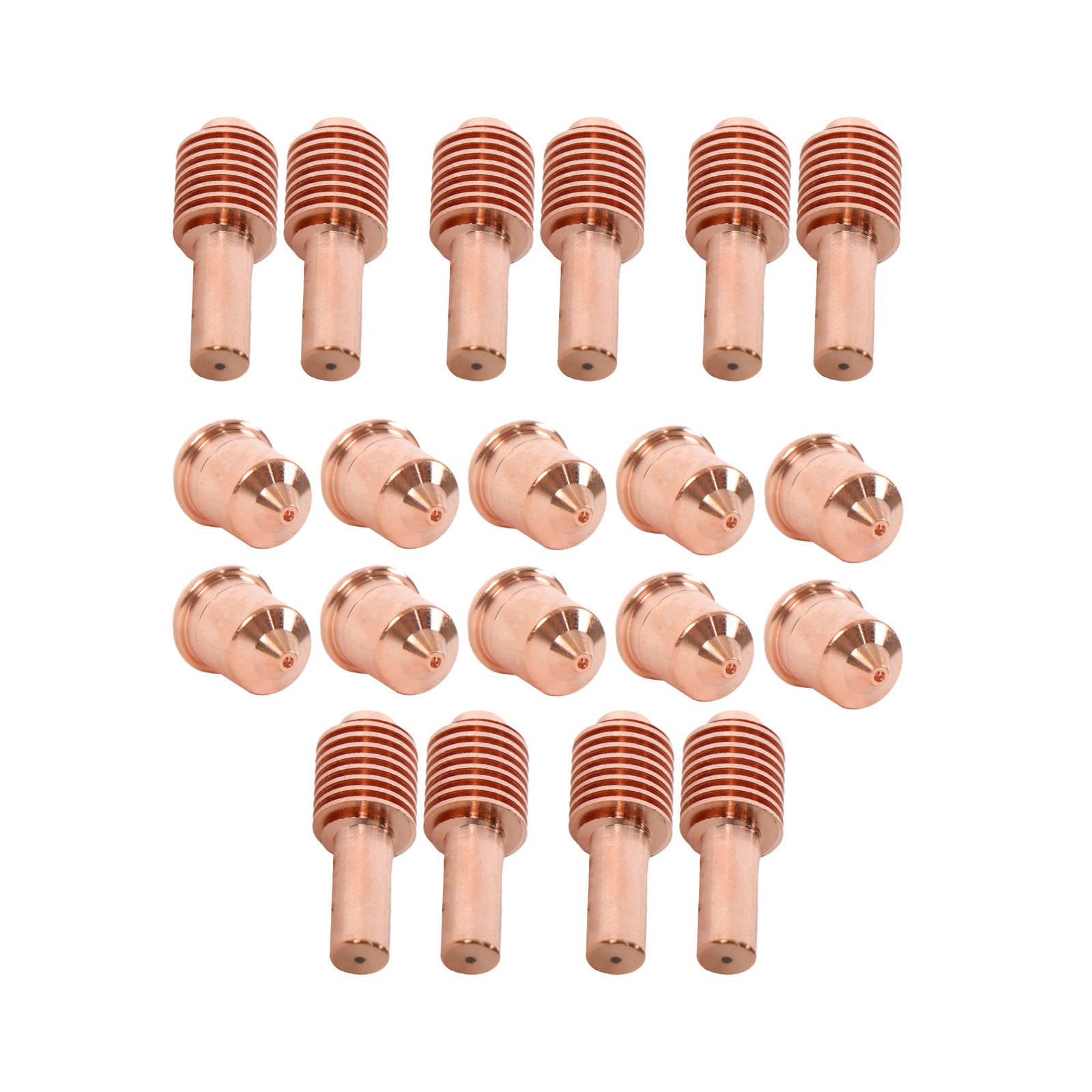 20 Piece 220671 Plasma Mechanized Cutting Nozzle & 220669 Plasma Electrode Tips