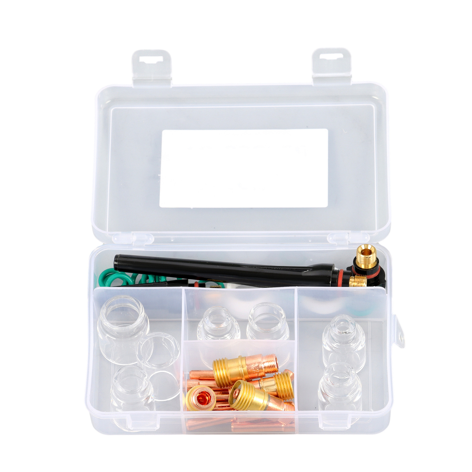LABLT for WP-17/18/26 36× TIG Welding Torch Stubby Gas Lens Pyrex Glass Cup Kit
