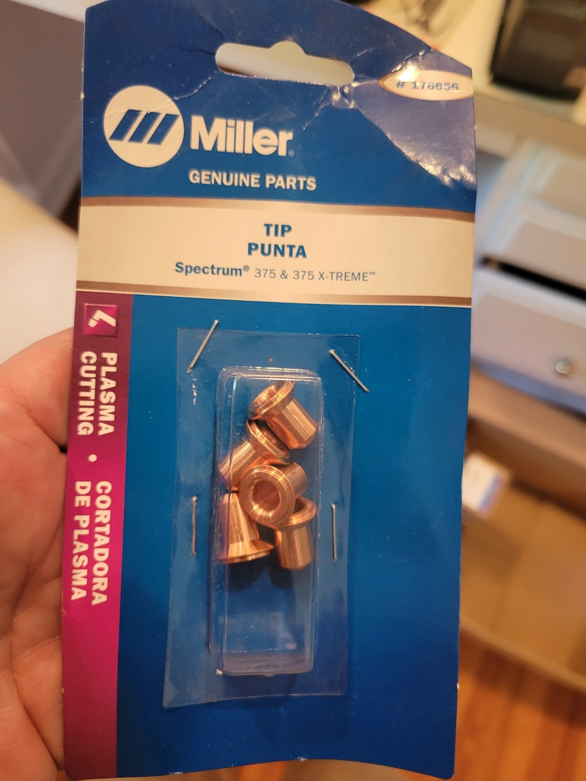 Miller 176656 Plasma Cutting Tip Non-Shielded Tip 5 Pack