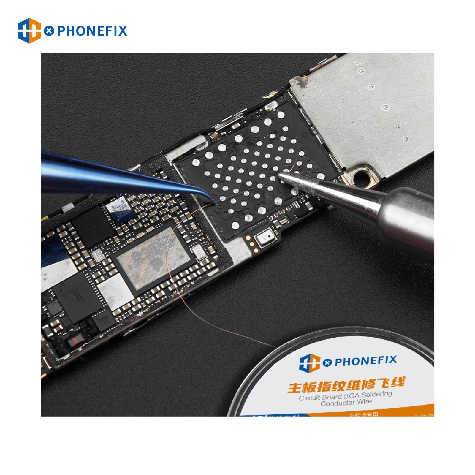 0.02mm 120M Phone Motherboard Soldering Jump Wire Pure Copper Non-Insulated C…