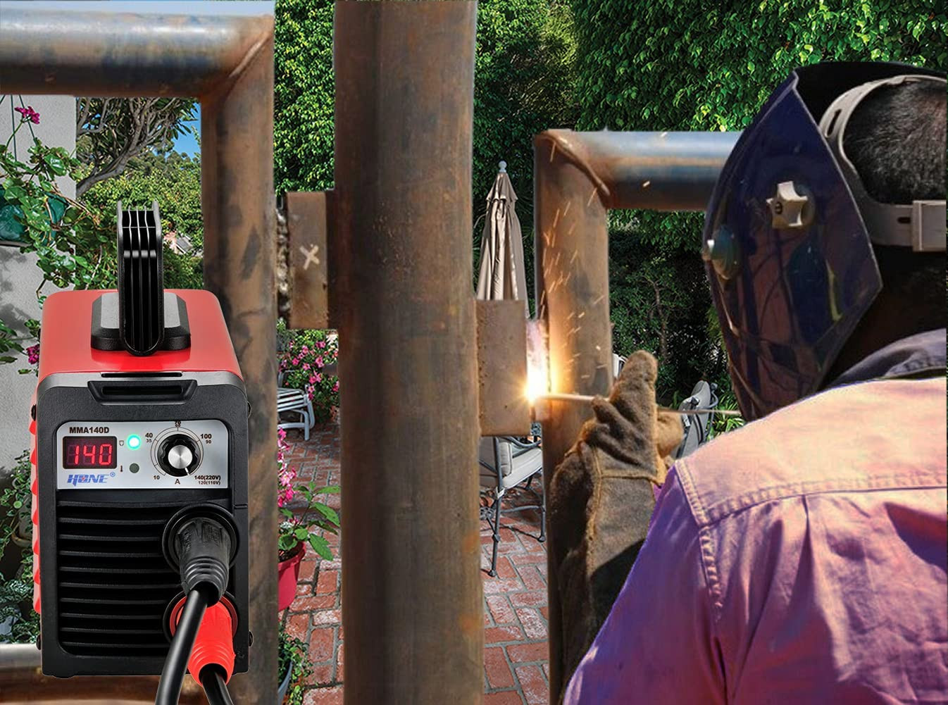 Stick Welder, 110V/220V Actual 140Amp ARC Welder Machine, IGBT Inverter Digital