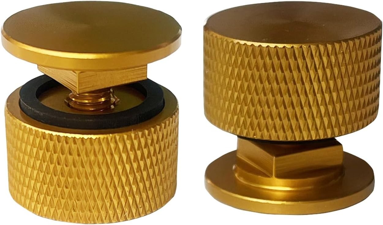 “Sujetadores de casco para capucha de soldadura (tubería) de aluminio, dorados “