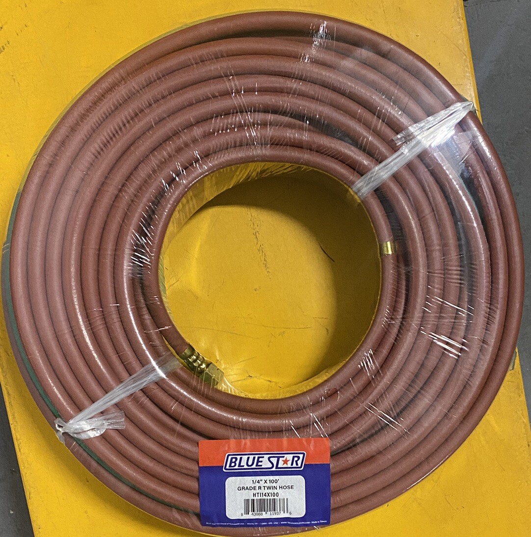 BLUE STAR HTI14X100 GRADE R 1/4″ X 100′ TWIN HOSE