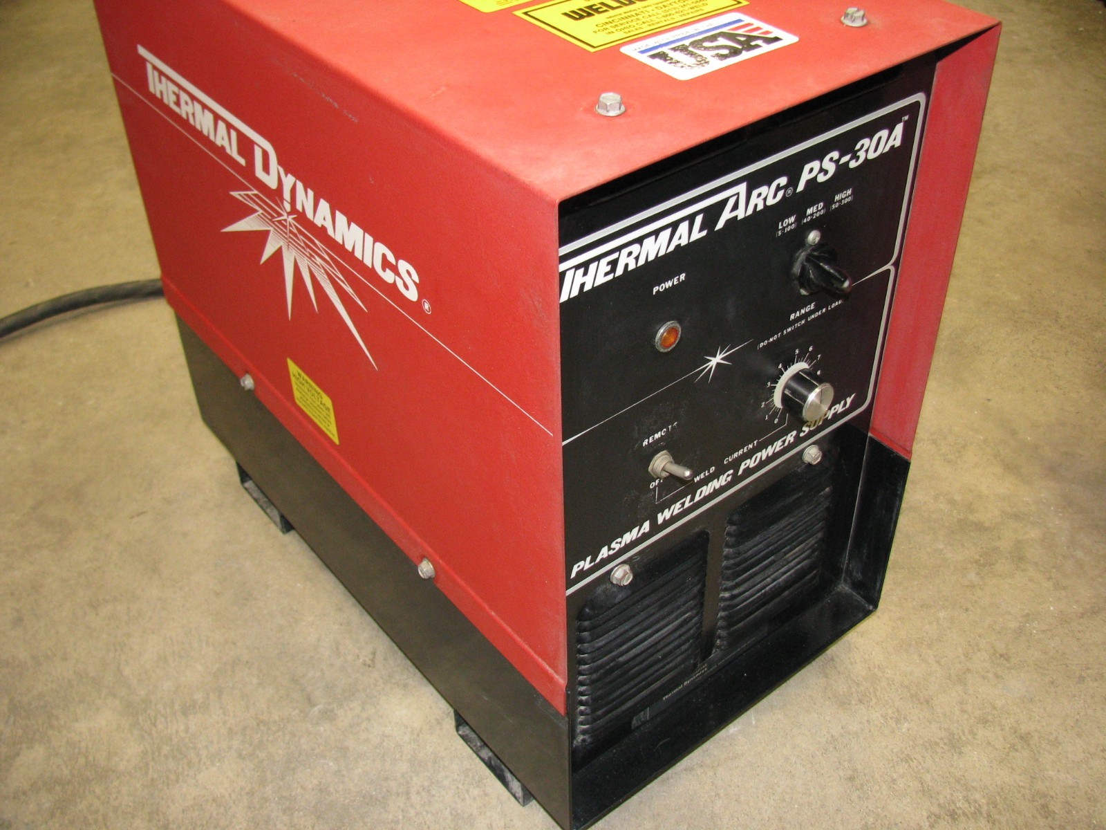 Thermal Arc Thermal Dynamics PS-30A Plasma Welding Power Supply