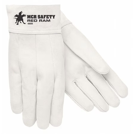 Mcr Safety 4910 Red Ram Welding Gloves, Straight Cuff, Straight Thumb, Premium