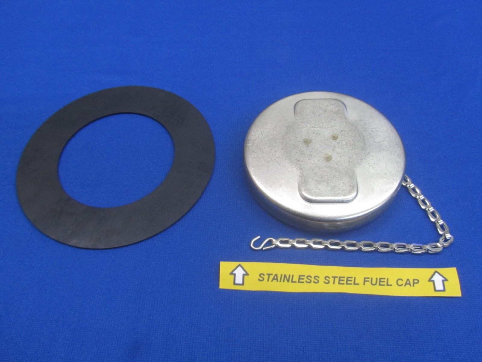 LOT 5 STAINLESS Fuel Cap Lincoln Welder W/VITON Int Seal Sa-200 SA-250 SAE-400
