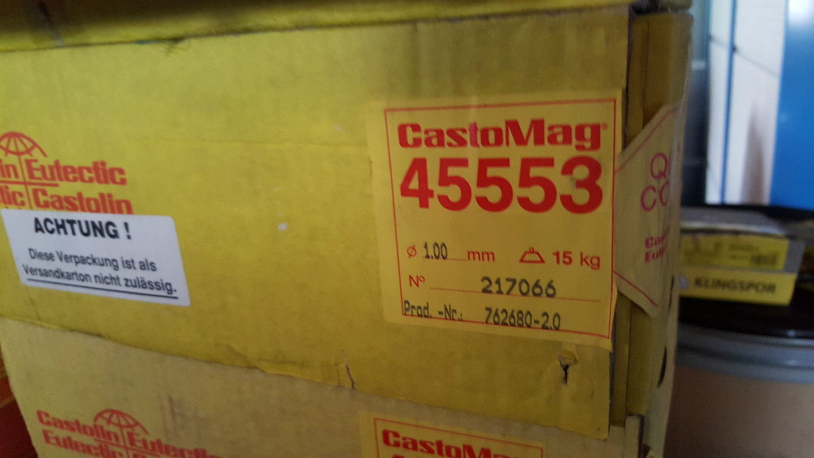 Welding Wire Castomag 45553 15Kg 1.0mm