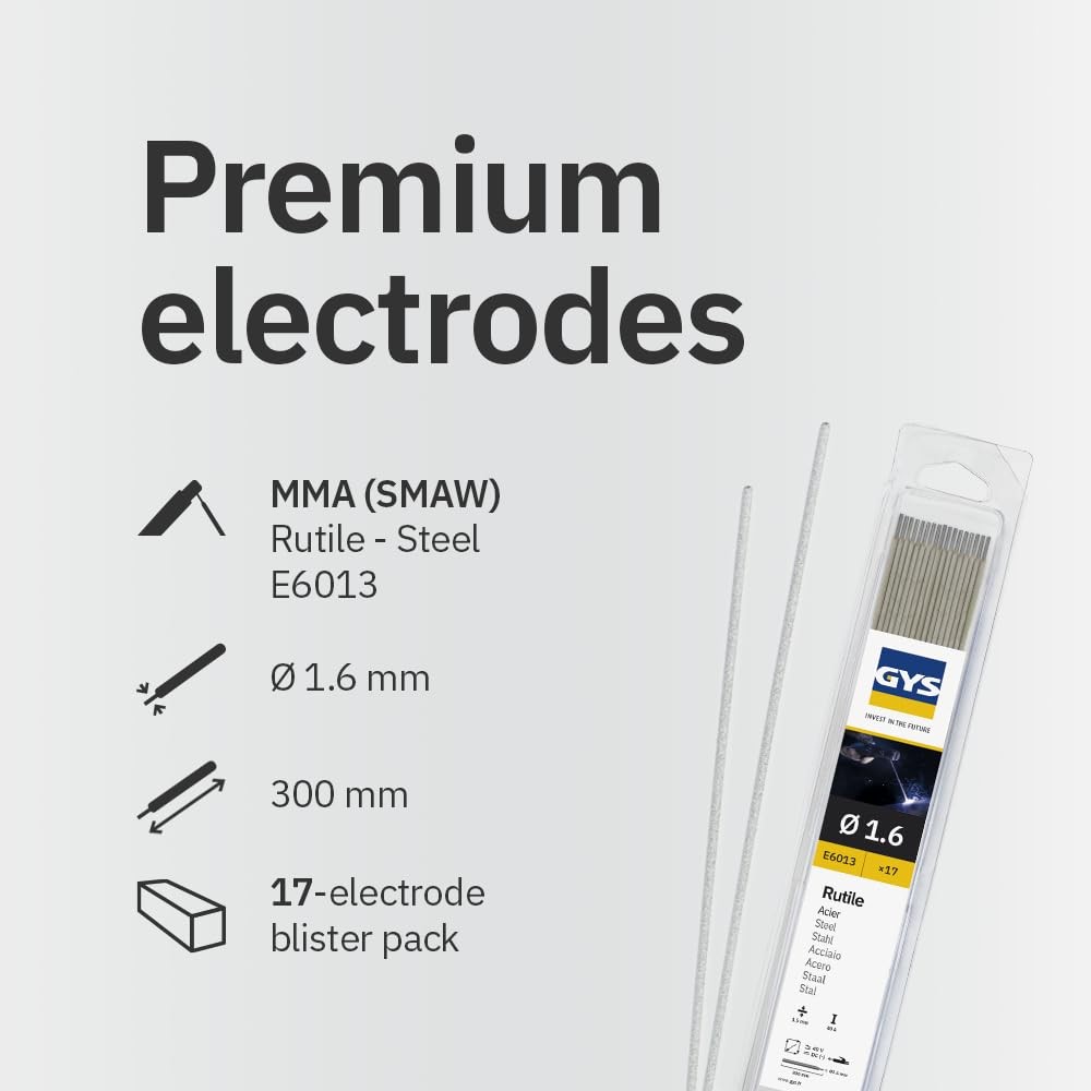 17 Rutile Rod Electrodes for Steel, 0.2 x 30 cm
