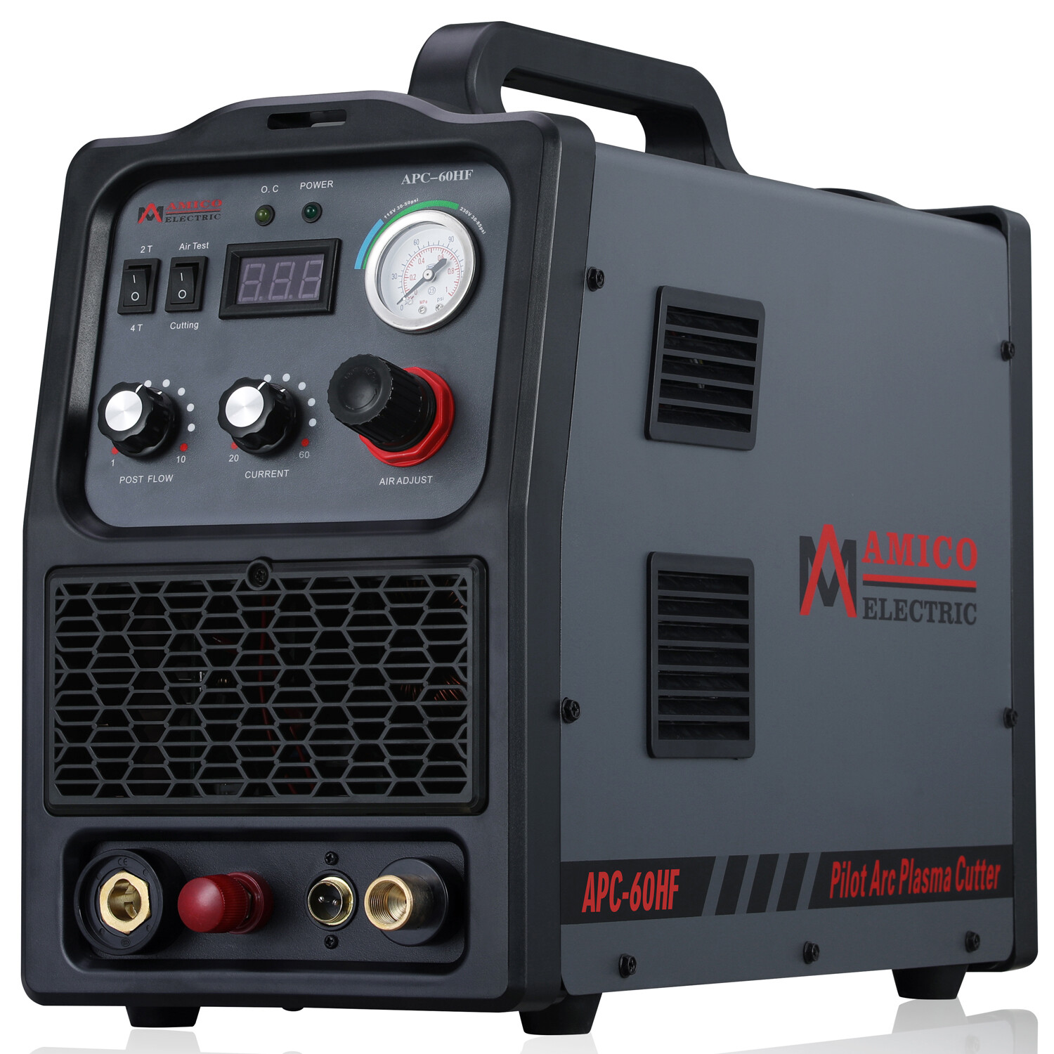 Amico APC-60HF, 60 Amp Pilot Arc Plasma Cutter, 100-250V/50-60Hz, 80% Duty Cycle