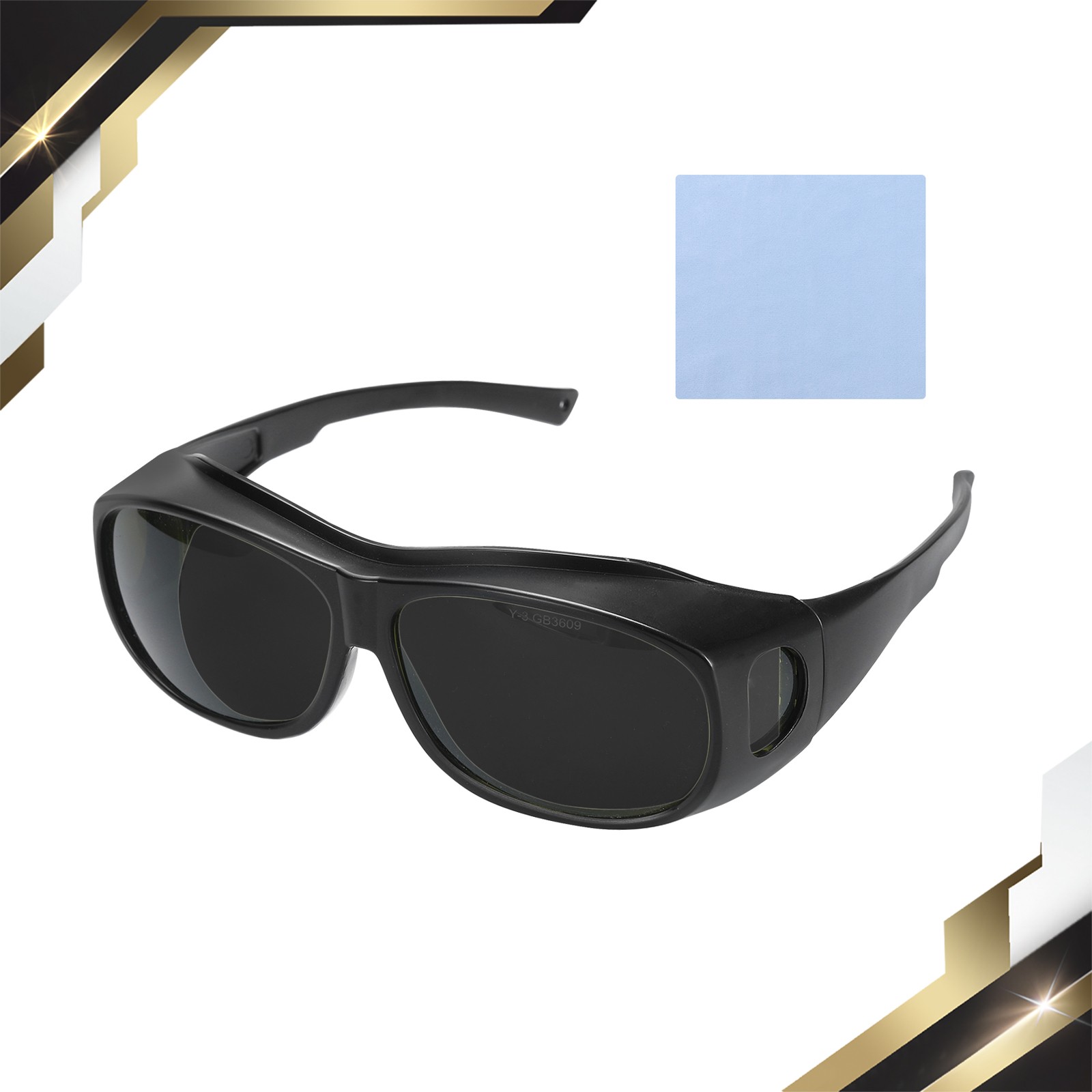 Welding Glasses IR Shade 6 CE Certified Protective Glasses Wrap Around Lens