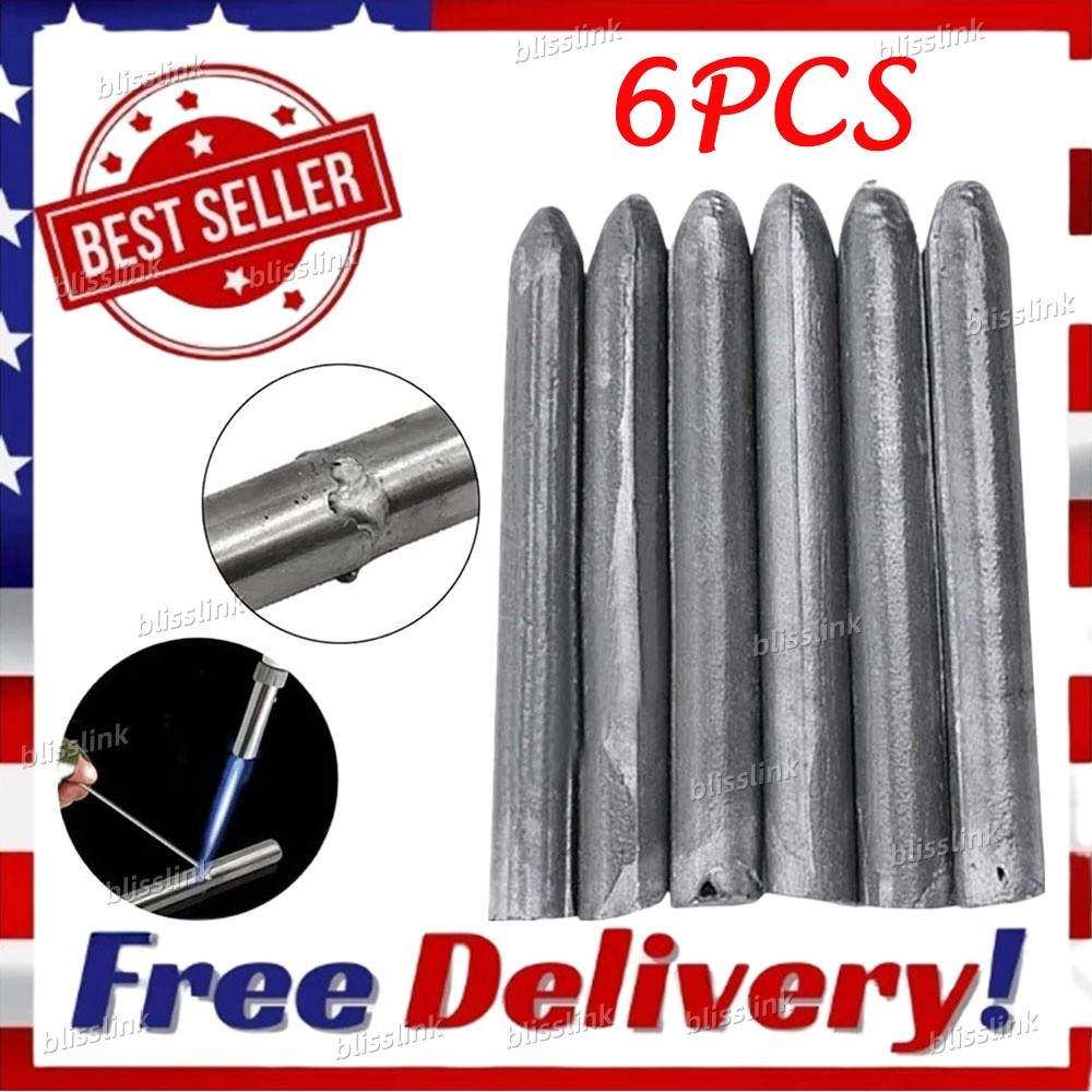 6 PACK Low Temperature Universal Welding Rod Sticks Metal Easy Melt New US~STOCK
