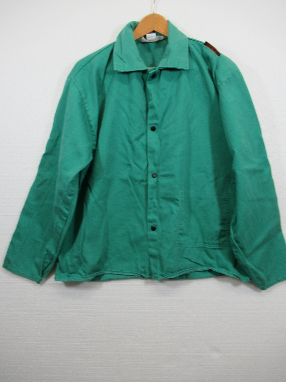 Vintage Westex Welding Shirt Jacket Men XL Green Workwear FR-7A