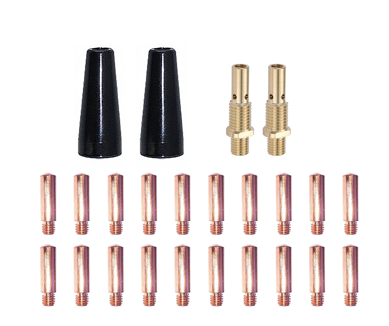 MIG Gun Kit Fits Lincoln 100L Tweco Mini/#1 Tip Diffuser Gasless Nozzle KP1939-1