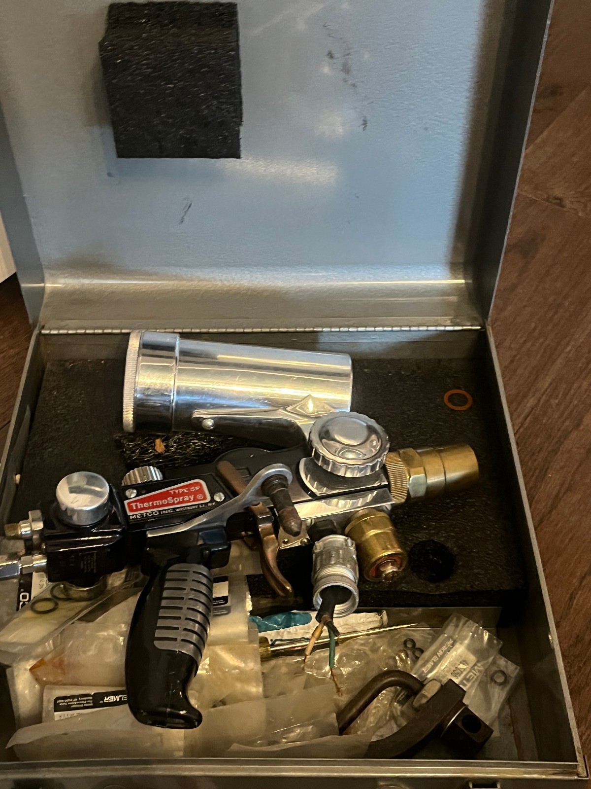 Metco 5P Metallizing Spray Thermospray System Gun (Needs plug redone)