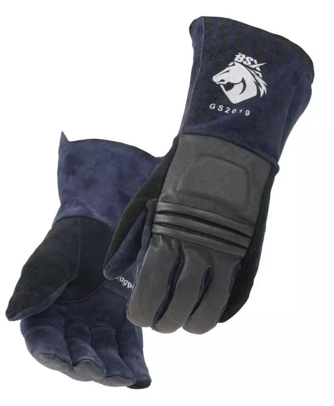 Black Stallion GS2019-NB BSX Grain Pigskin & Cowhide Stick Welding Gloves 2XL