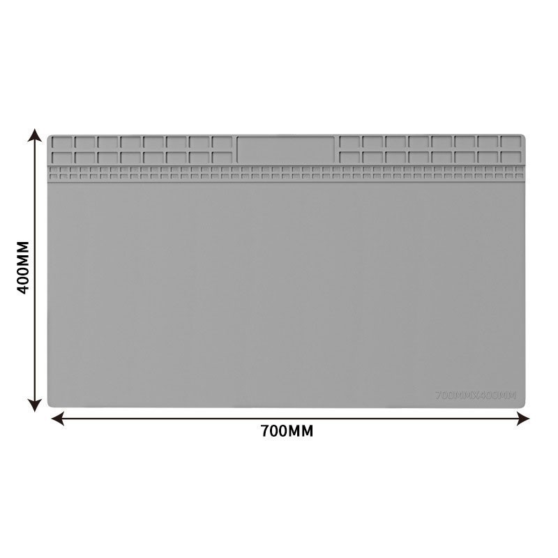 Professional Silicone Repair Mat 70x40cm for Disassembly and Component Sorting