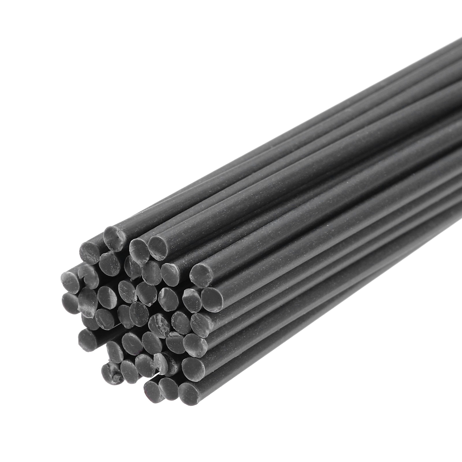 40pcs 16 Inch Plastic Welding Rods PVC Welding Sticks 3/32 Inch Grey