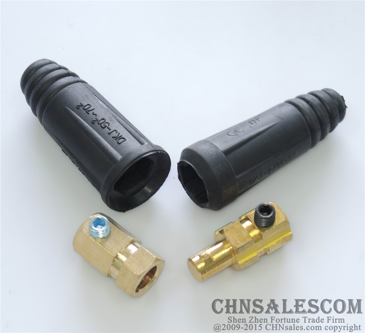 A set of 50-70mm2 European style Welding Cable Rapid Connector