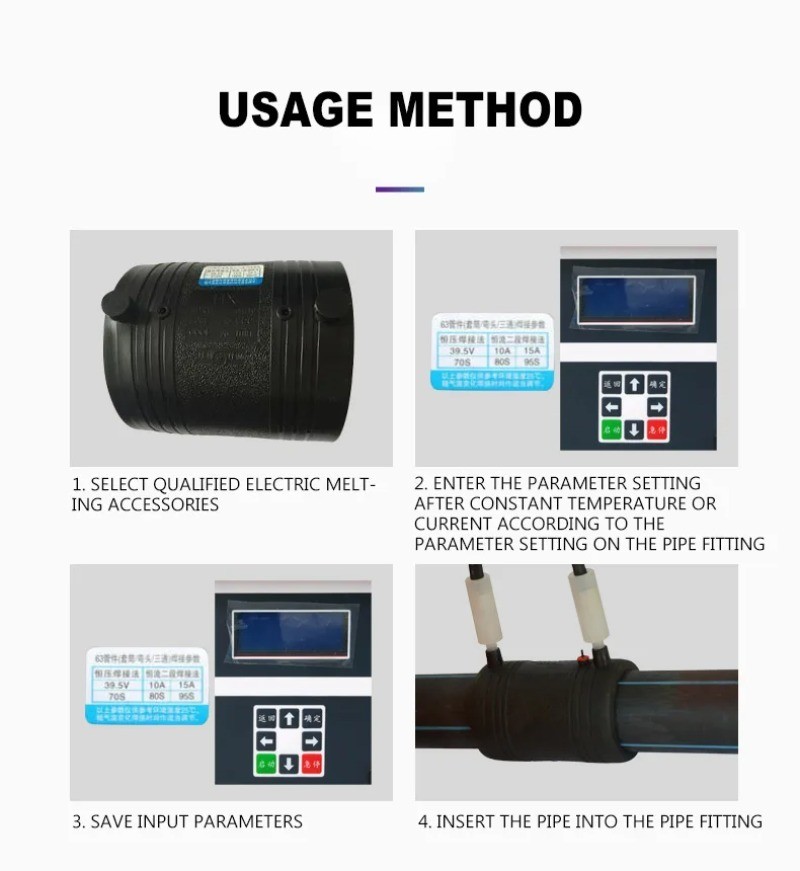 PE Pipe Electric Fusion Welding Machine Automatic Equipment Welding Machine