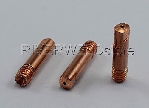 MB24 24KD MIG MAG Co2 Welding Torch Contact Tips .035″ M6 x 28 x 0.9mm 30pk
