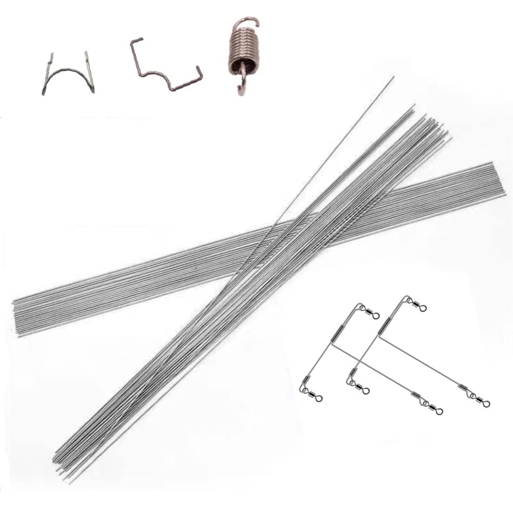 Stainless Steel Spring Wire – Straight Hard 0.8, 1.0, 1.2, 0.8mm, Silver