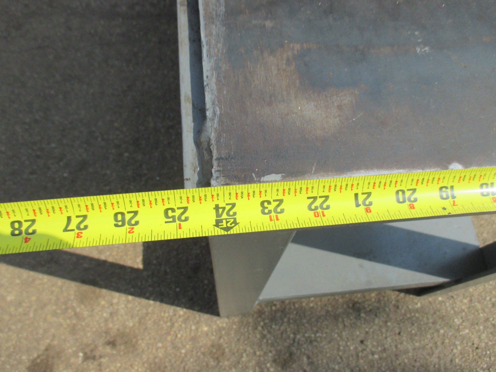 WELD TABLE 48″ X 25″ X 35″ HEIGHT