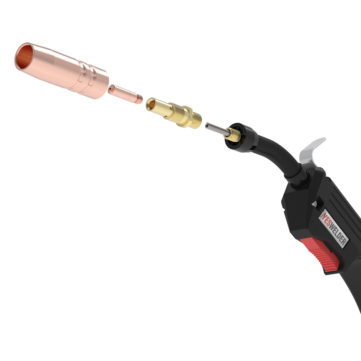 8-ft 100A for Clarke130EN 180EN Welder Replacement Mig Welding Gun Torch Stinger