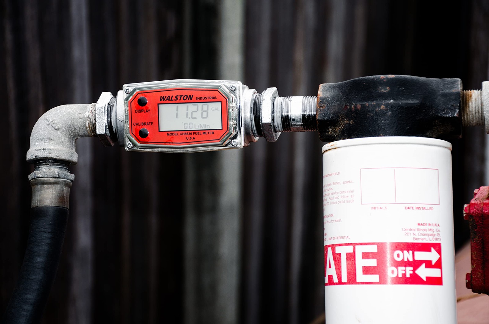 WALSTON INDUSTRIAL GH-5630 Digital Fuel Meter 1 Inch, Fuel Meter for Diesel, …