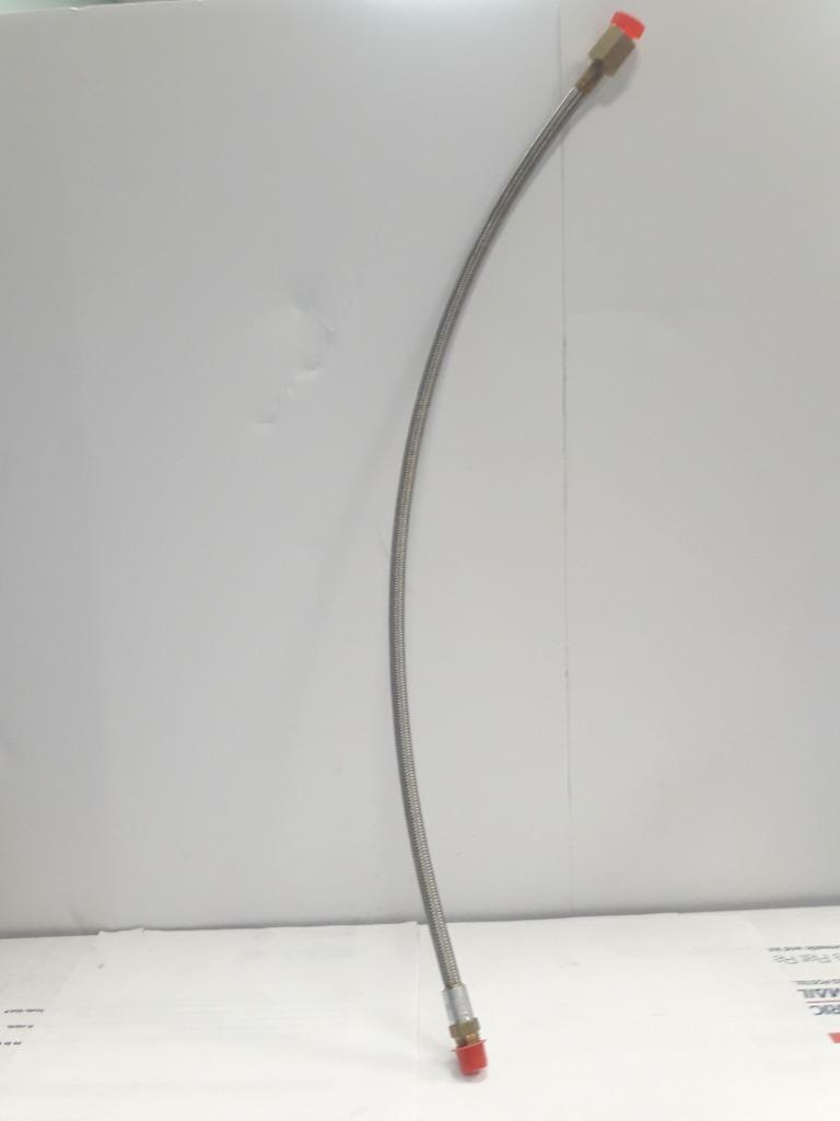 24 INCH, HIGH PRESSURE GAS HOSE BRAIDED 1/4 NPT M/F 3000 PSI USA SELLER