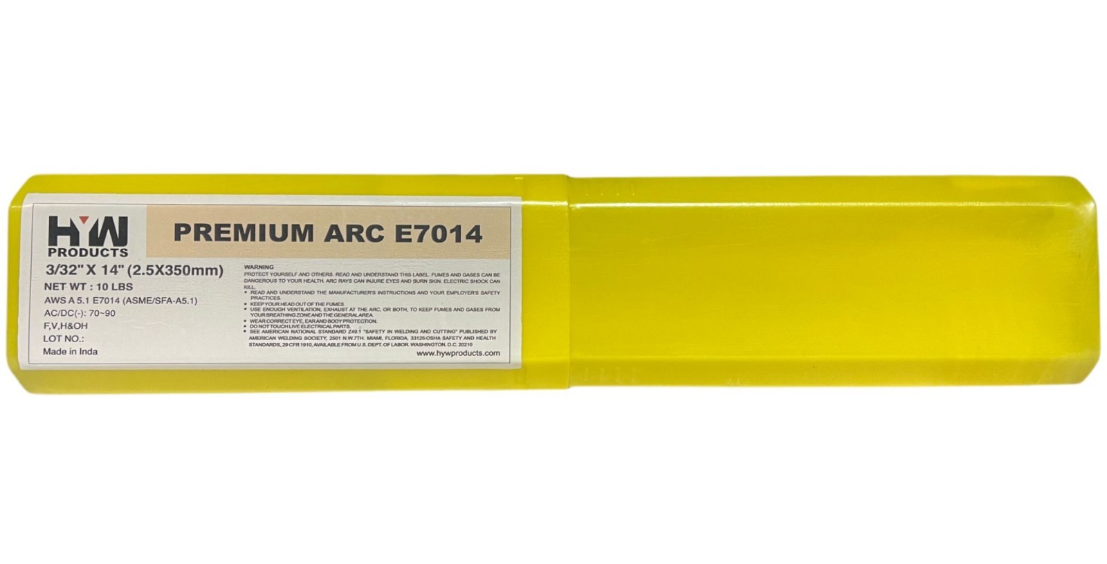 E7014 3/32″ 50 Lb Premium Stick electrodes welding rod 10 lb x 5-pk