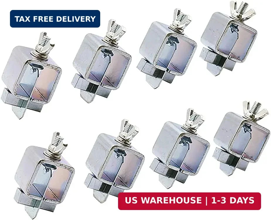 KASCLINO Butt Welding Clamps, 8pcs Multifunctional Small Butter-Fly Shaped Auto