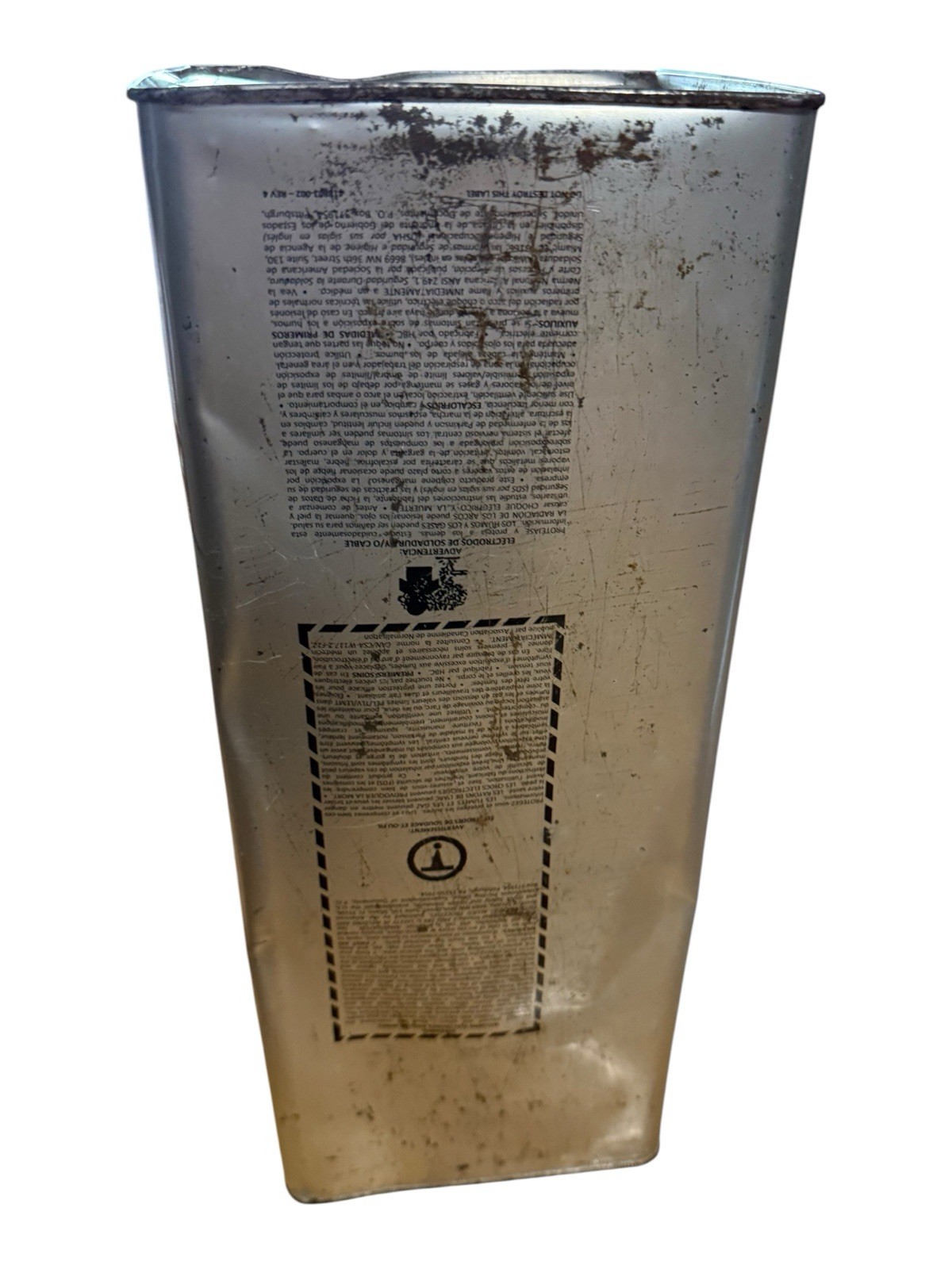 RADNOR 6010 Carbon Steel Welding Electrodes, 14″ (Airgas) 50 lb Can