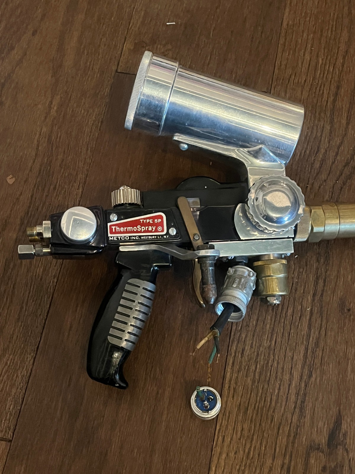Metco 5P Metallizing Spray Thermospray System Gun (Needs plug redone)