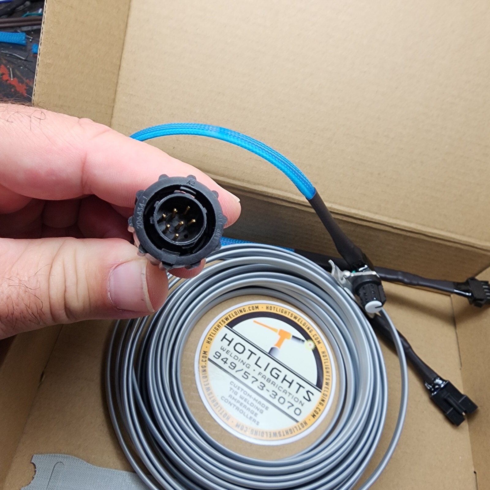 Thermal Arc TIG with 8 pin connector amperage controller