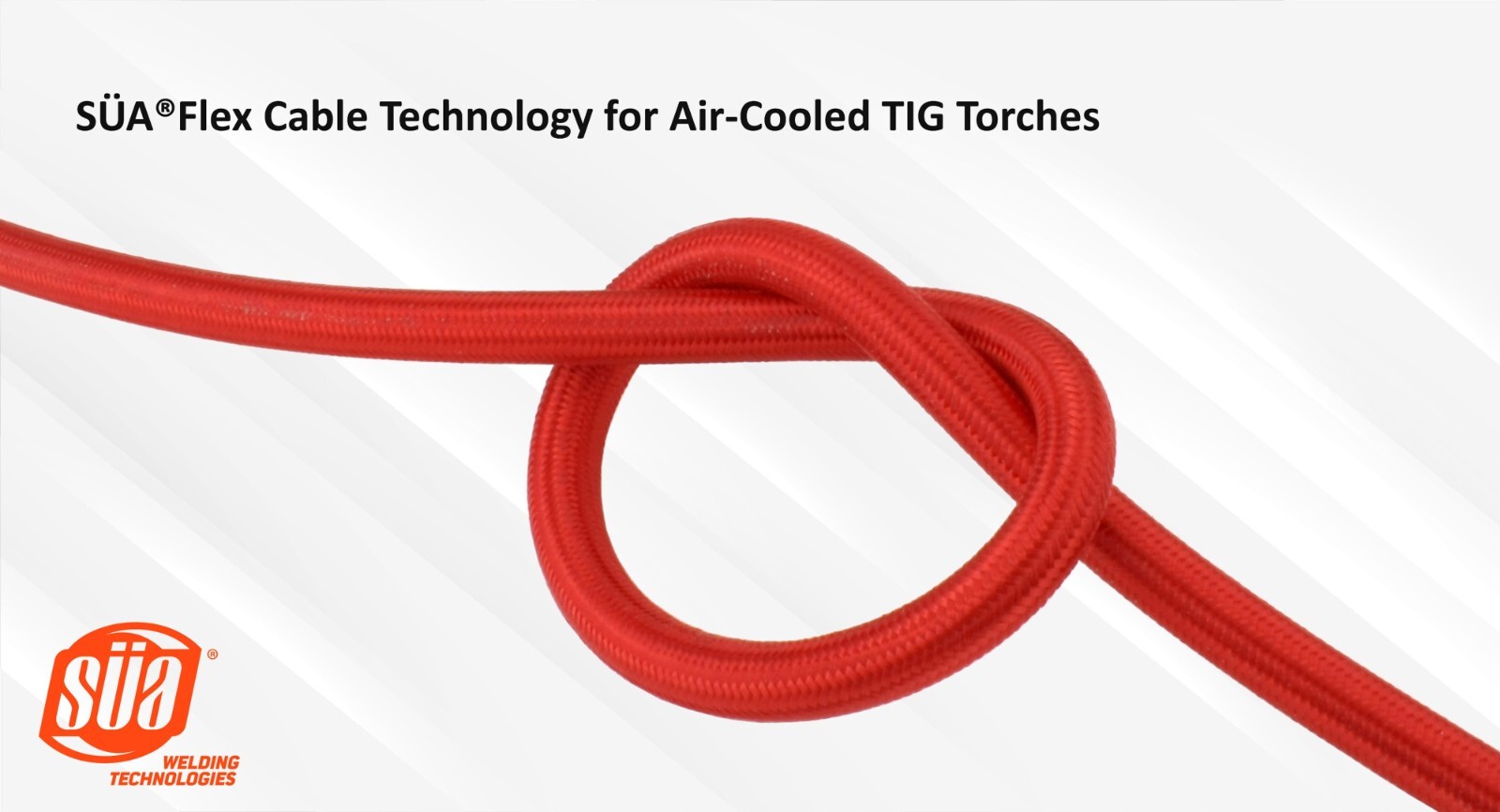 9 Series, 125 Amp, Air-Cooled TIG Torch, 1-Piece SÜA®Flex Cable – INLINE Gas