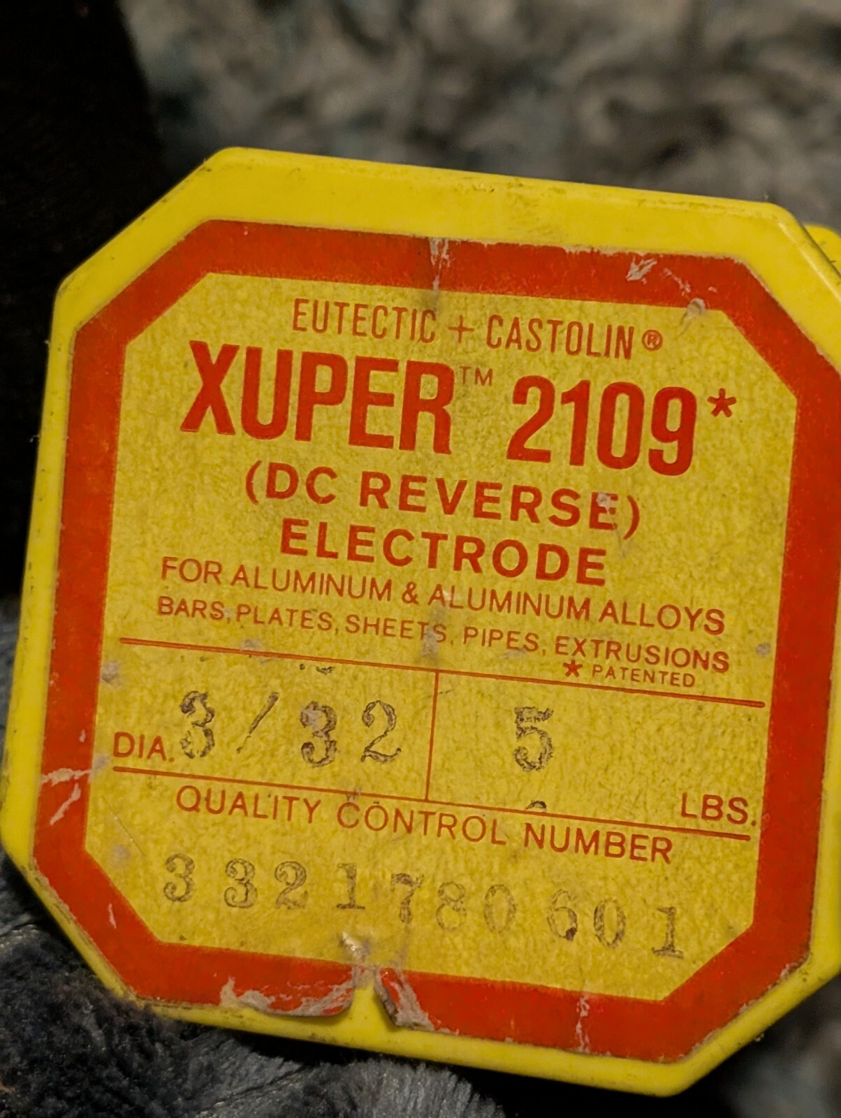 Castolin Eutectic Xuper 2109 Electrode 3/32in 5.9 Lb.