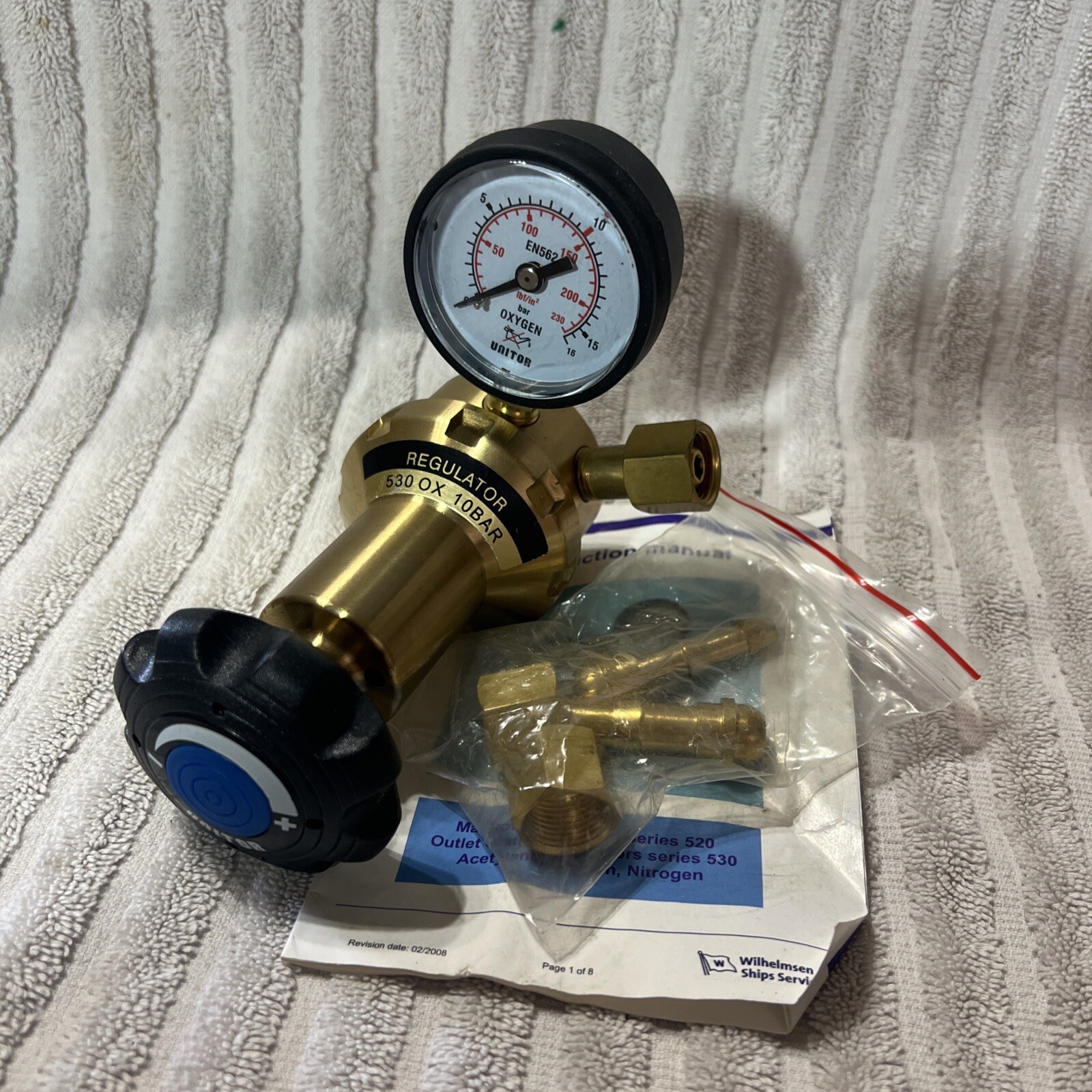UNITOR 530 OX OXYGEN REGULATOR 10 BAR