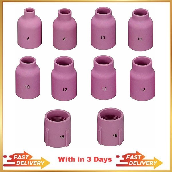 TIG Gas Lens Alumina Nozzle Ceramic Cup Jumbo Large Diameter 53N87 12# 3/4″ 53N8