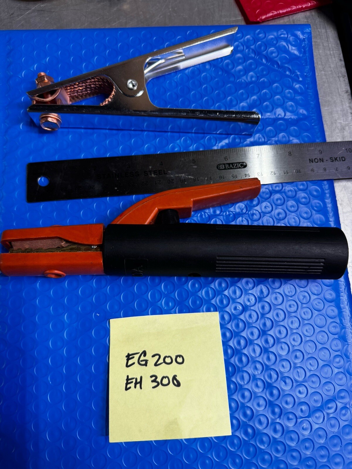 EG200 & EH300 1 Each Economic Ground Clamp & Electrode Holder Compatible Tweco