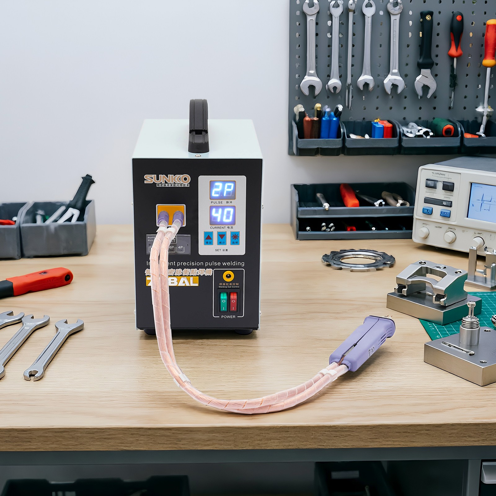 SUNKKO 738AL Battery Pulse Spot Welder for Soldering & Welding Machine 3.6KW NEW